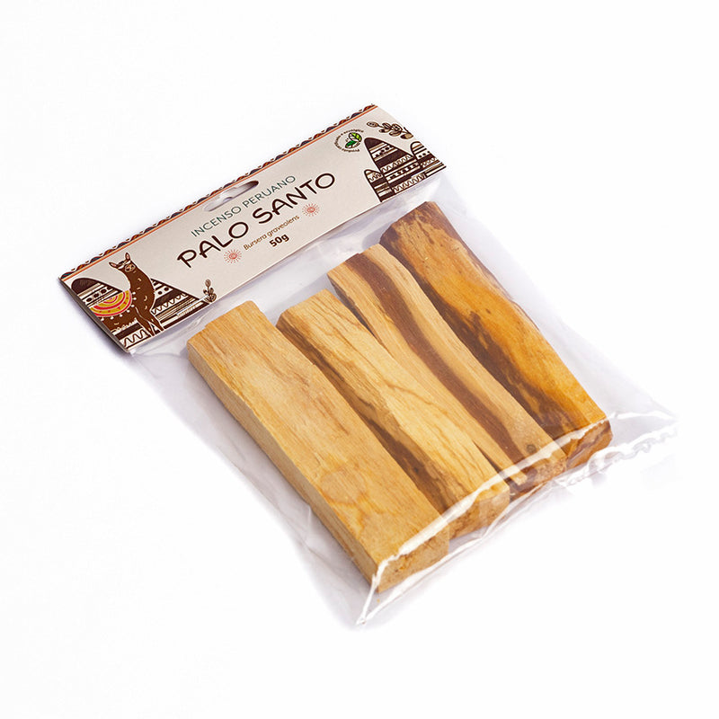 Palo Santo Incenso Natural Peruano 50g - Empório Muritiba