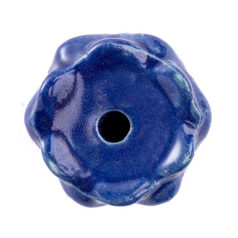 Incensário Indiano Cascata de Porcelana Azul