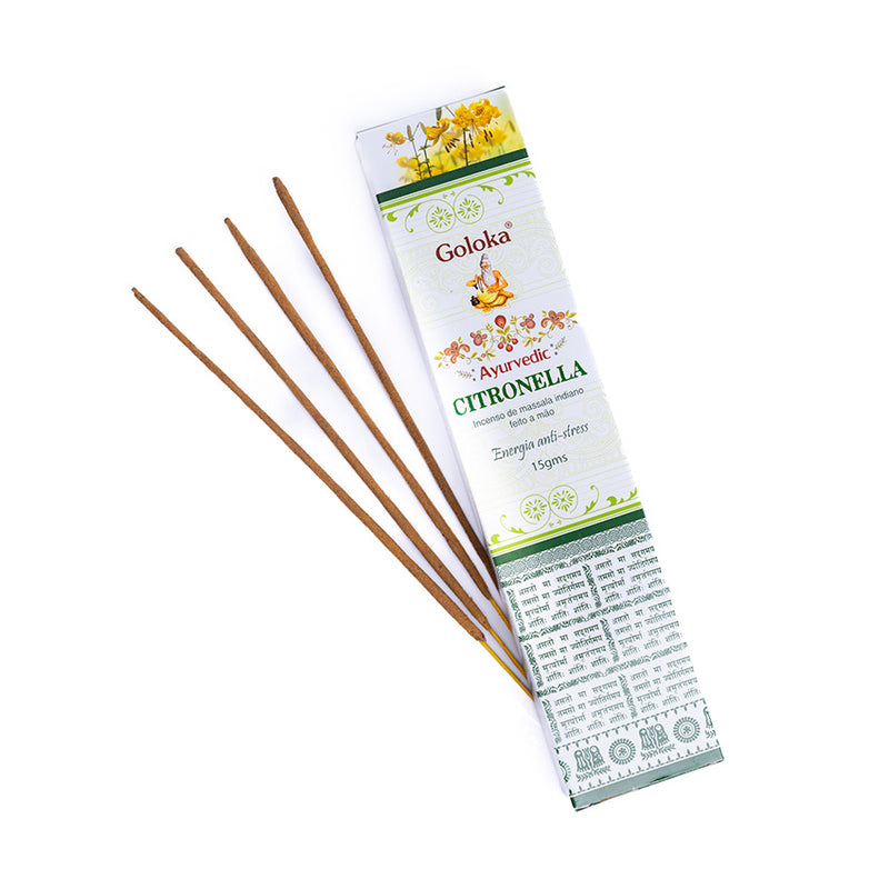 Incenso Indiano Goloka Massala Citronella 15g