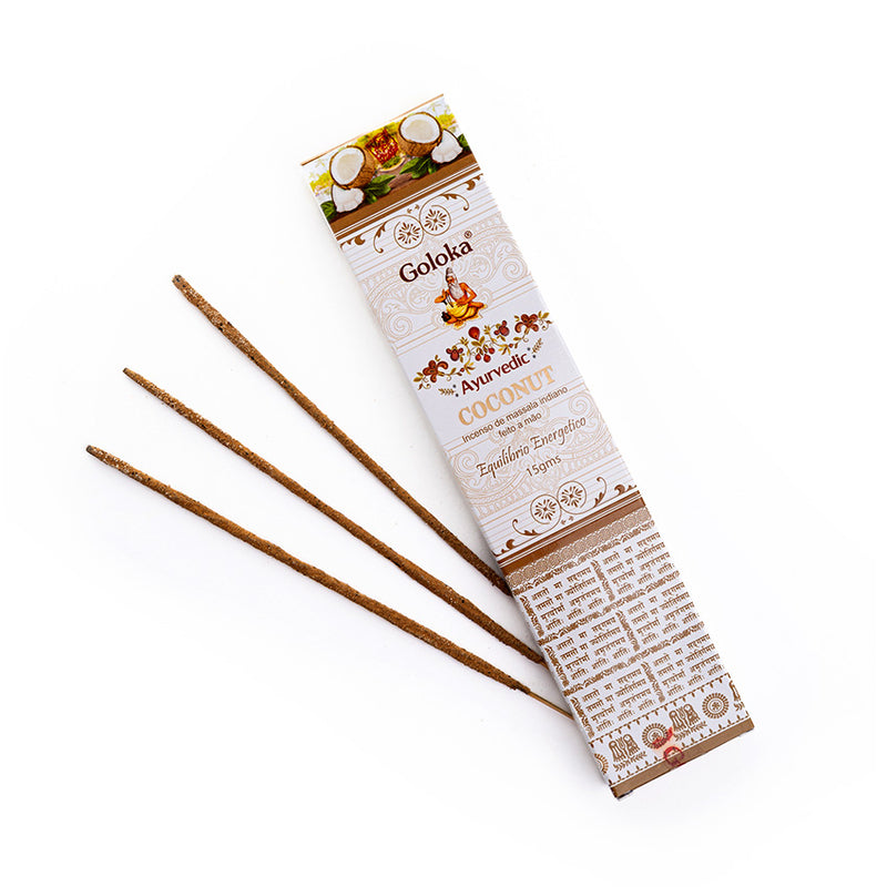 Incenso Indiano Goloka Massala Coconut | Coco 15g