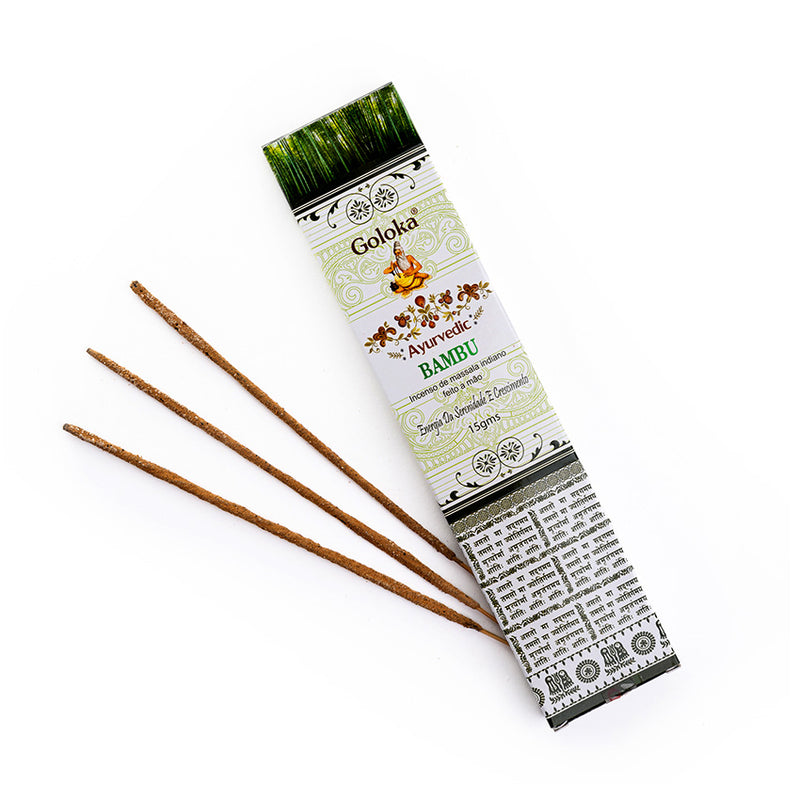 Incenso Indiano Goloka Massala Bambu 15g