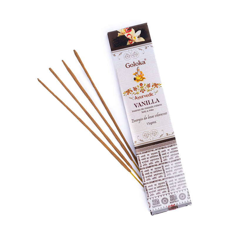 Incenso Indiano Goloka Massala Vanilla | Baunilha 15g