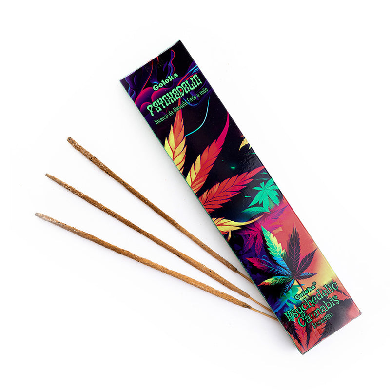 Incenso Indiano Goloka Massala Psychedelic Cannabis 15g