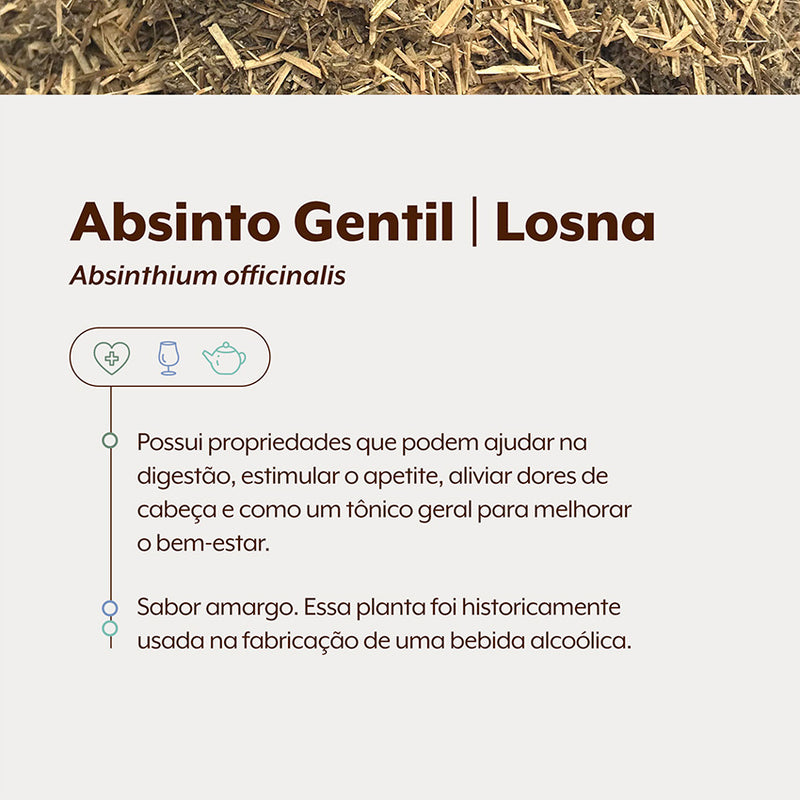 Absinto Gentil | Losna | Folhas 250g