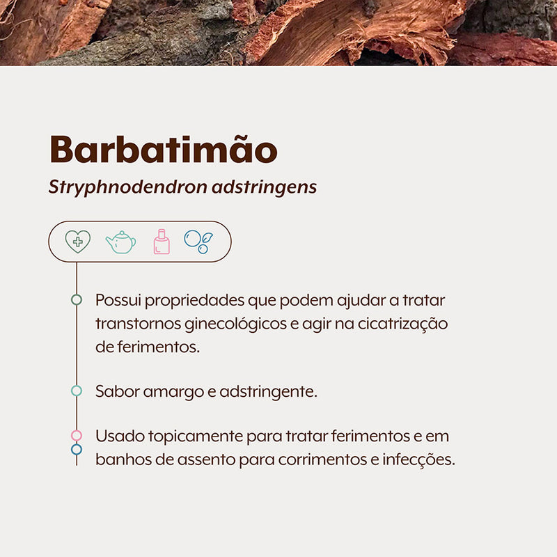 Barbatimão | Casca Inteira 100g