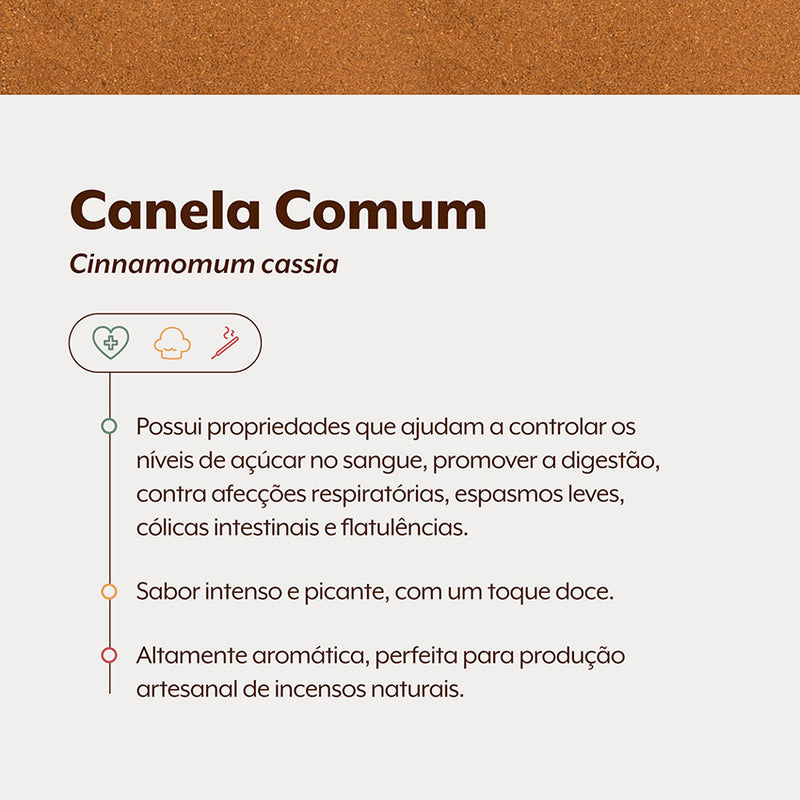 Canela Comum em Pó 250g