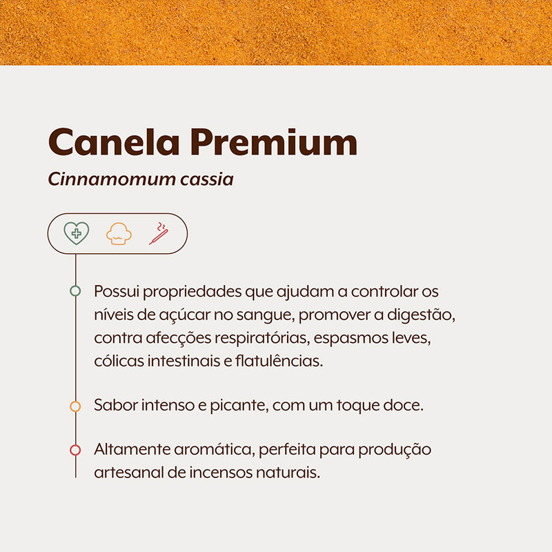 Canela Pura Premium em Pó 100g