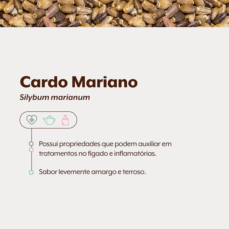 Cardo Mariano Sementes | Silimarina | 250g