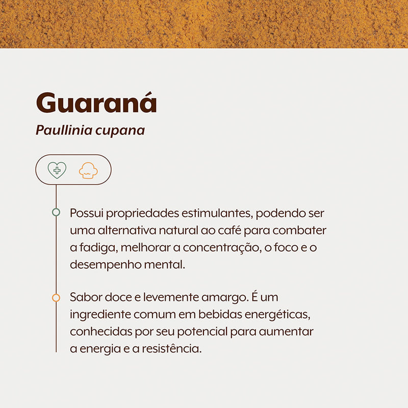 Guaraná Grãos em Pó 250g