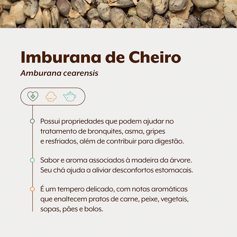 Imburana de Cheiro | Cumaru de Cheiro | Sementes 250g