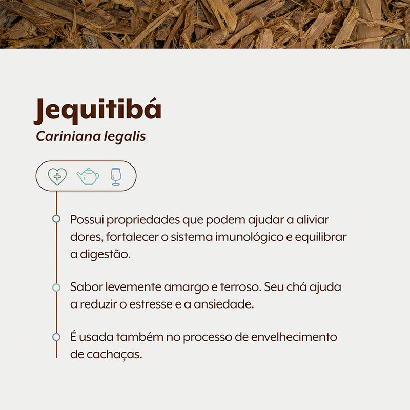 Jequitibá Casca Rasurada 250g