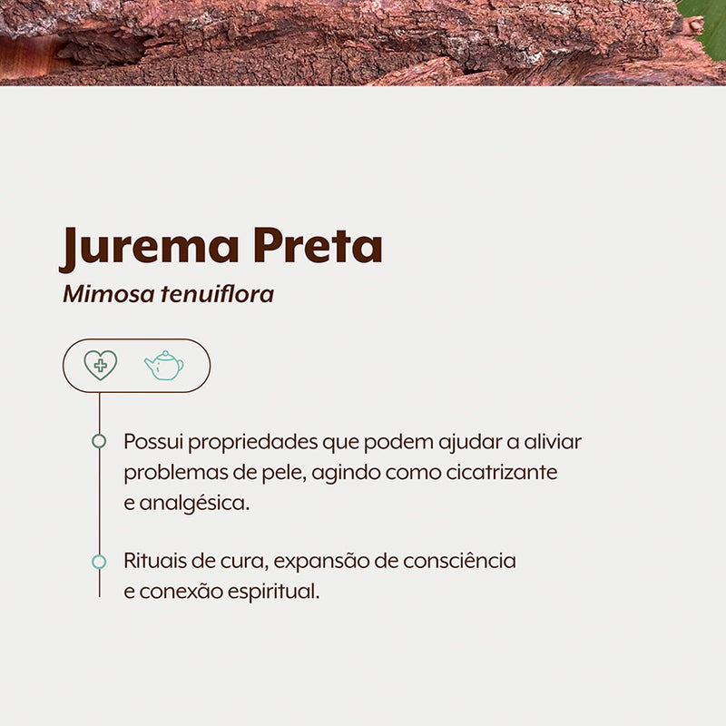 Jurema Preta Entrecasca da Raiz 100g