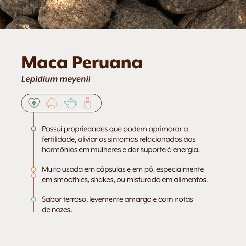 Maca Peruana Tubérculos 1Kg