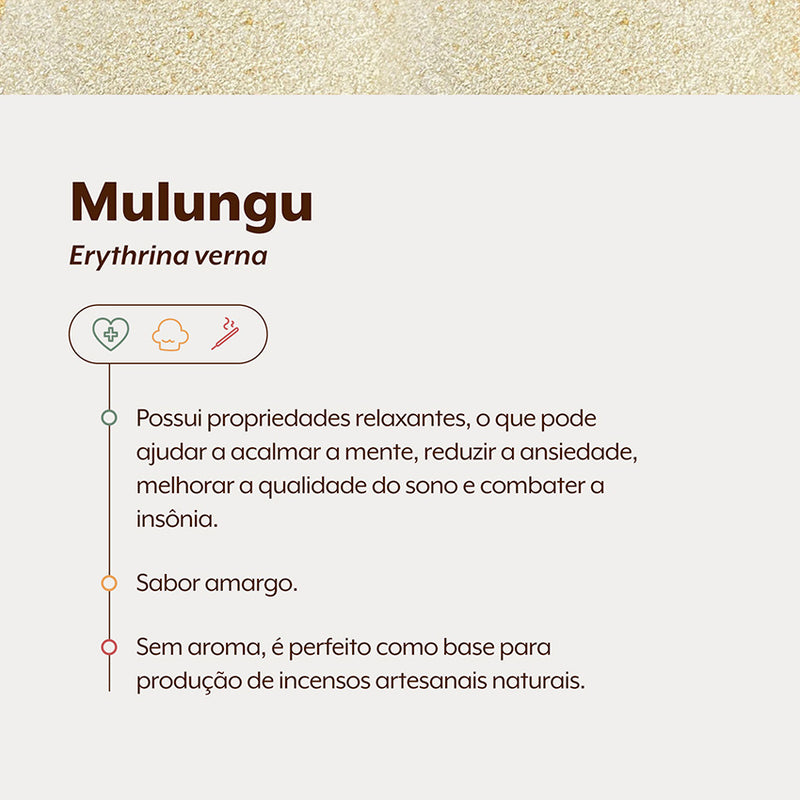 Mulungu Casca em Pó 100g