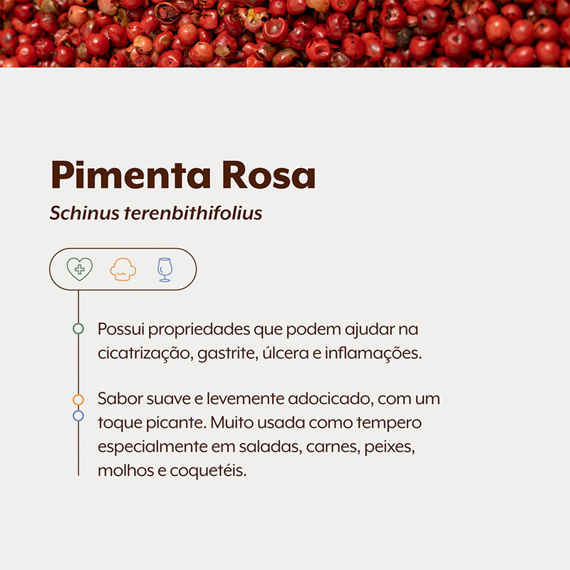 Pimenta Rosa | Aroeira Pimenteira | Grãos 1Kg