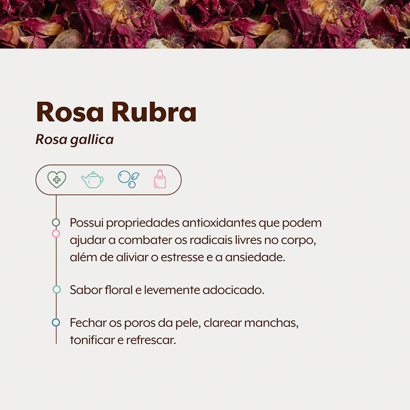 Rosa Rubra Flores 100g