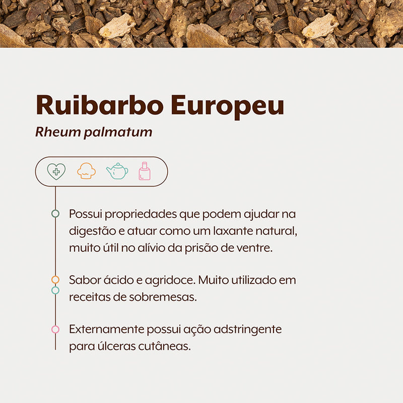 Ruibarbo Europeu Raízes 500g