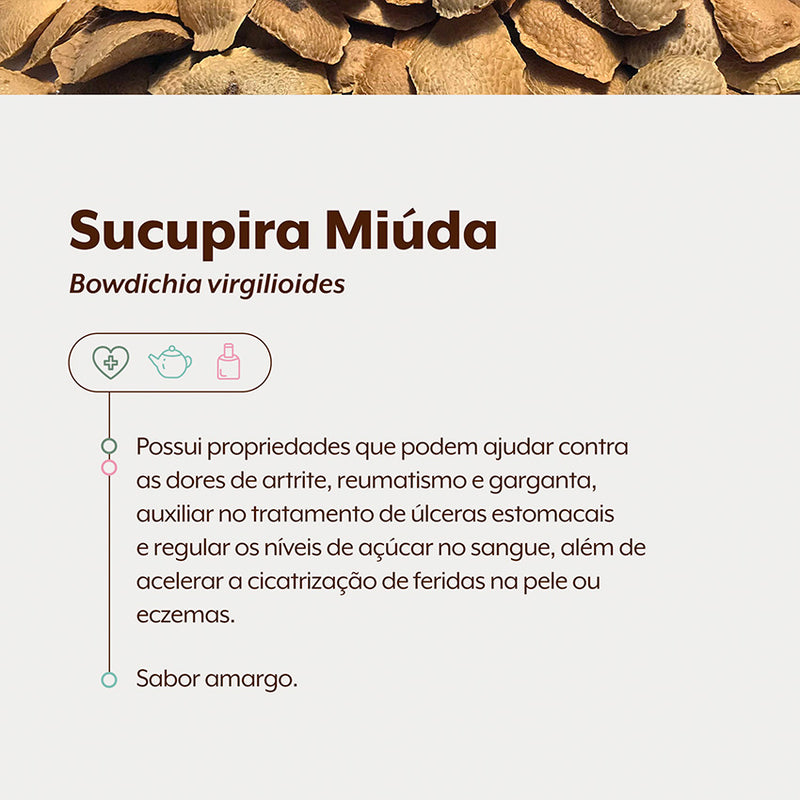 Sucupira Miúda Sementes 100g