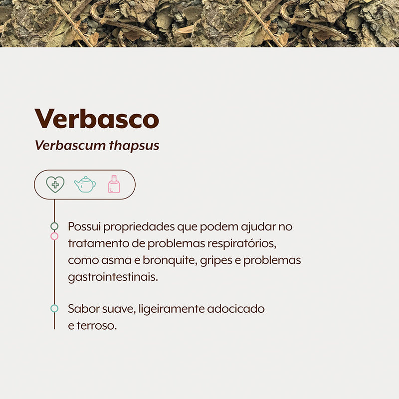 Verbasco Europeu Folhas 500g