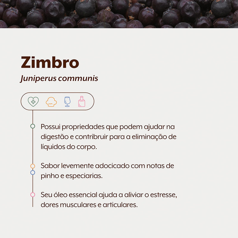 Zimbro em Bagas 500g