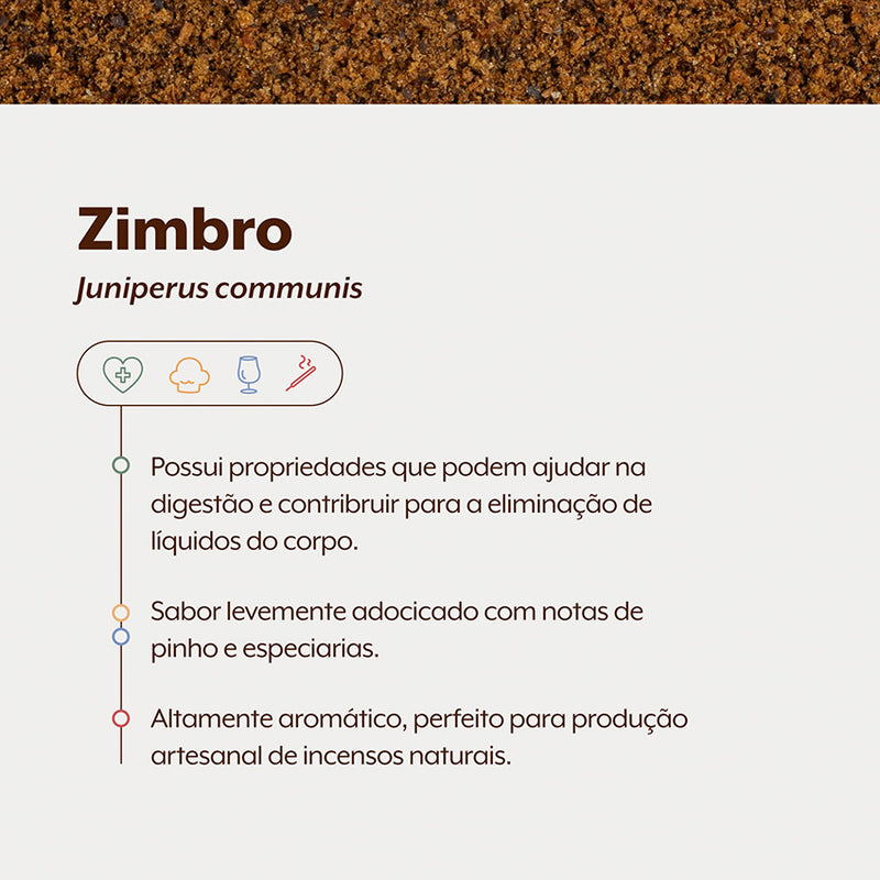 Zimbro Bagas em Pó 100g