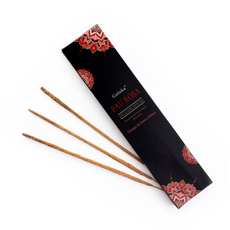 Incenso Indiano Goloka Massala Pau Rosa 15g