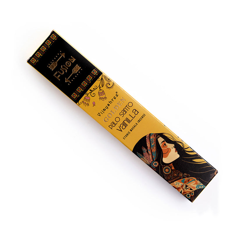 Incenso Indiano Vijayshree Golden Nag Palo Santo e Vanilla