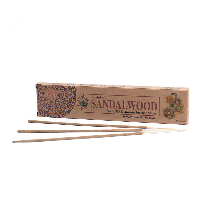 Incenso Indiano Goloka Massala Sândalo | Sandalwood