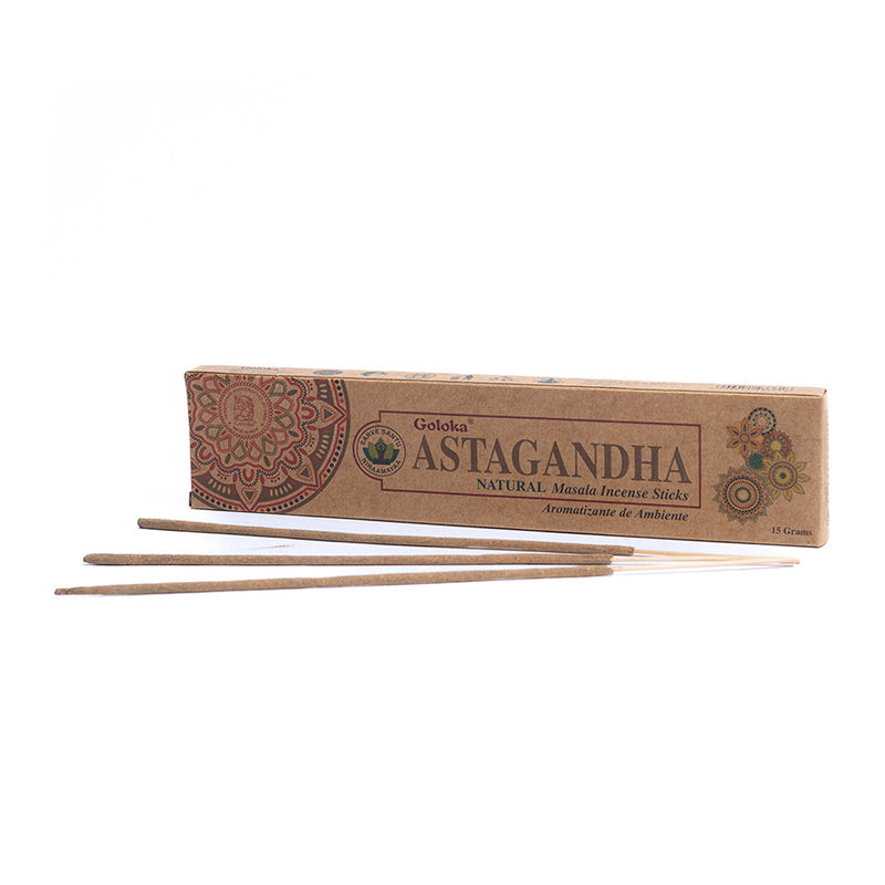 Incenso Indiano Goloka Massala Ashtagandha 15g