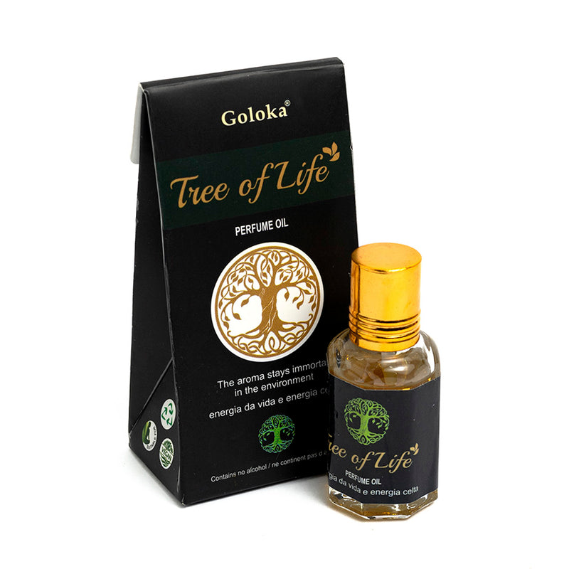 Óleo Perfumado Indiano Goloka Tree of Life 10ml - Empório Muritiba