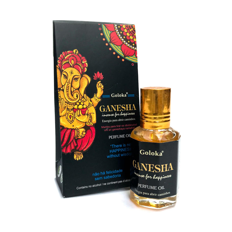 Óleo Perfumado Indiano Goloka Ganesha 10ml - Empório Muritiba