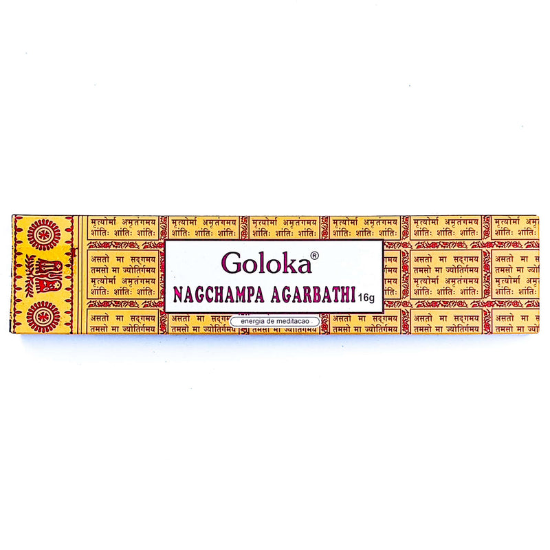 Incenso Indiano Goloka Nag Champa 15g - Empório Muritiba