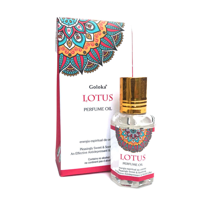 Óleo Perfumado Indiano Goloka Lótus 10ml - Empório Muritiba