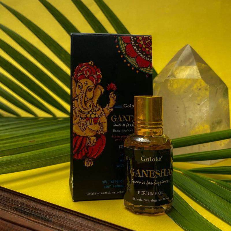 Óleo Perfumado Indiano Goloka Ganesha 10ml - Empório Muritiba