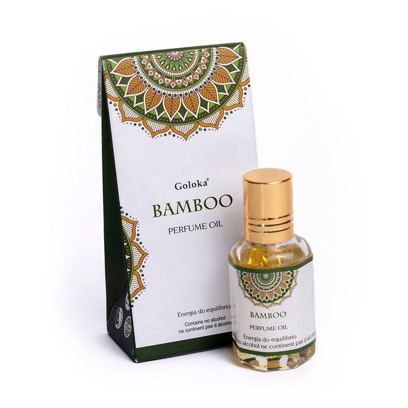 Óleo Perfumado Indiano Goloka Bambo 10ml - Empório Muritiba