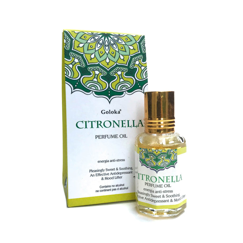 Óleo Perfumado Indiano Goloka Citronella 10ml - Empório Muritiba