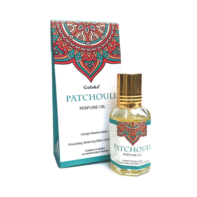 Óleo Perfumado Indiano Goloka Patchouli 10ml - Empório Muritiba