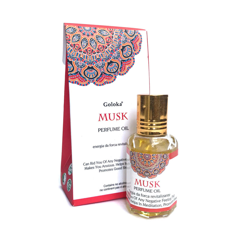 Óleo Perfumado Indiano Goloka Musk (Almíscar) 10ml - Empório Muritiba