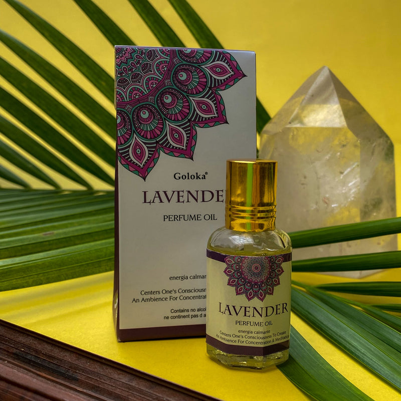 Óleo Perfumado Indiano Goloka Lavanda 10ml - Empório Muritiba