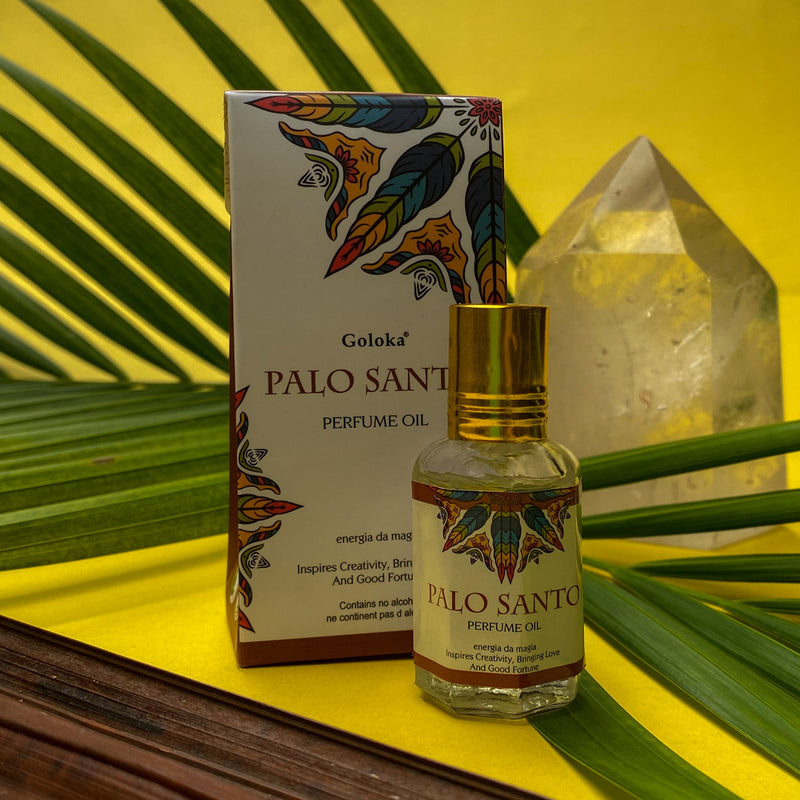 Óleo Perfumado Indiano Goloka Palo Santo 10ml - Empório Muritiba