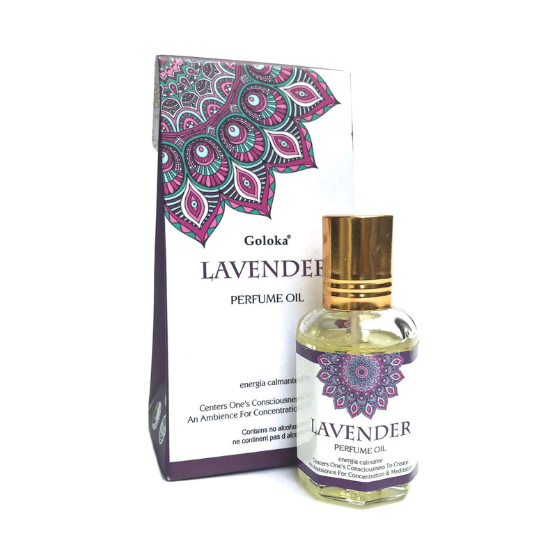 Óleo Perfumado Indiano Goloka Lavanda 10ml - Empório Muritiba