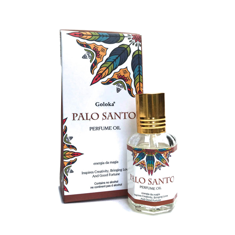 Óleo Perfumado Indiano Goloka Palo Santo 10ml - Empório Muritiba