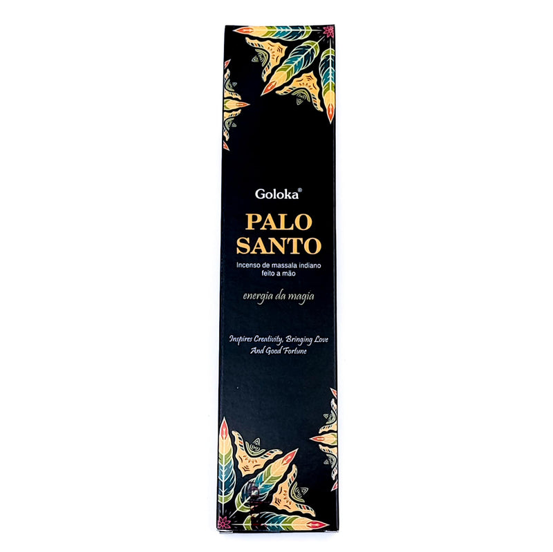 Incenso Indiano Goloka Palo Santo 15g - Empório Muritiba